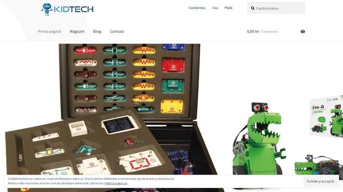 KidTech - Jucarii STEM - Circuite electronice si roboti pentru copii