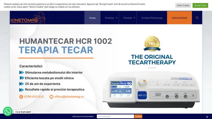 Kinetomag - distribuitor echipamente de recuperare medicala