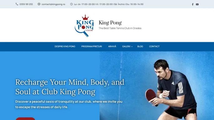 Home - King Pong