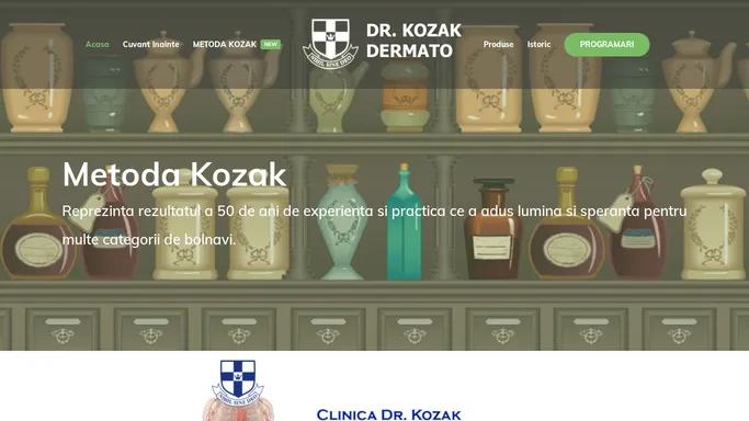 Acasa - Clinica Dr. Kozak Dermato