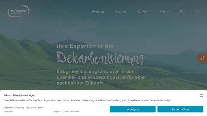 Kraftanlagen - Ihre Experten in der Dekarbonisierung