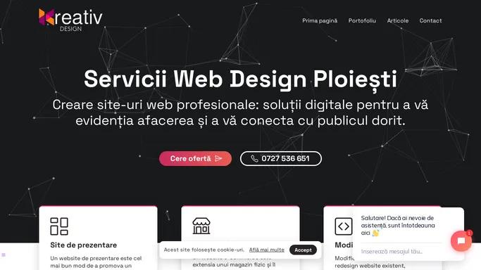 Web Design Ploiesti - Kreativ Design