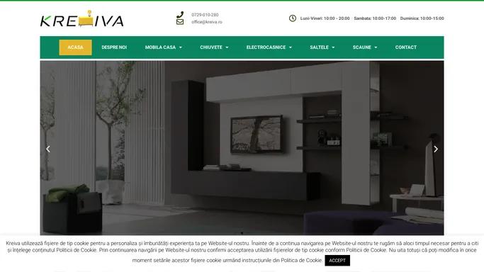 Kreiva – Magazin de Mobila la Comanda