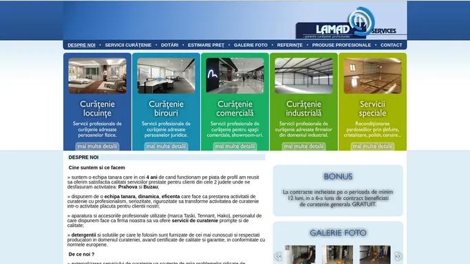 Servicii curatenie profesionala Buzau si Ploiesti - LAMAD Services, firma curatenie