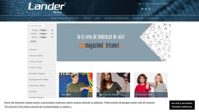 Lander - Promotionale Personalizate