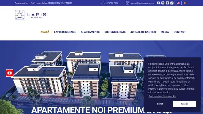 Lapis Residence - Apartamente Noi de Vanzare Iasi 1, 2 si 3 camere