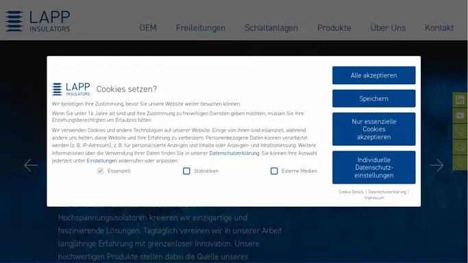 LAPP Insulators – Ihr Experte fur individuelle Isolatoren