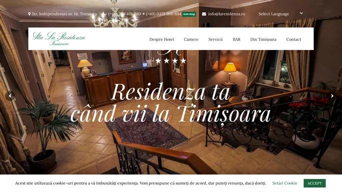 La Residenza Landing Page - Villa La Residenza