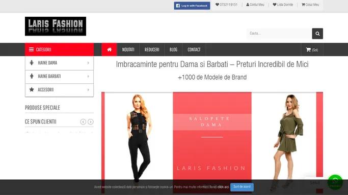 Imbracaminte online pentru dame si barbati - LarisFashion