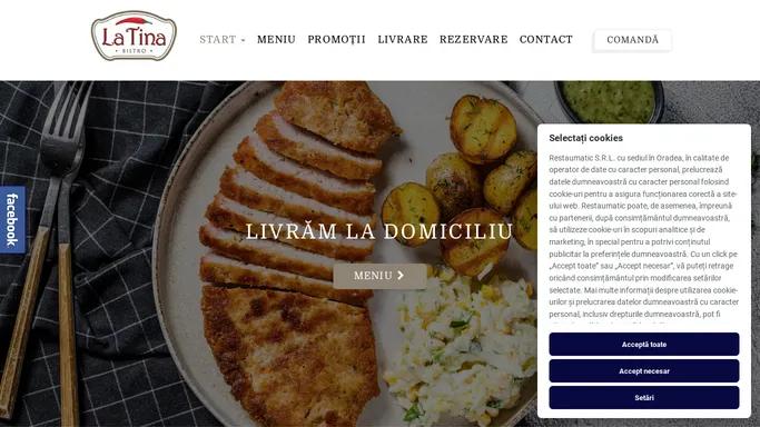 La Tina - Comanda si achita online - La Tina