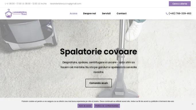 Lavanderia Tecuci - Spalatorie si curatatorie profesionala