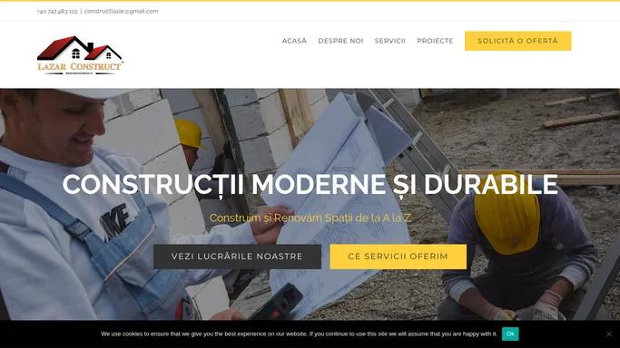 Lazar Construct | Constructii Arad Interior-Exterior, Constructii de Case la Cheie si Case la Rosu, Renovari Interior-Exterior - Lazar Construct - Firma de Constructii Arad