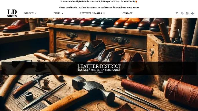 LEATHER DISTRICT® | Pantofi la comanda din 2015