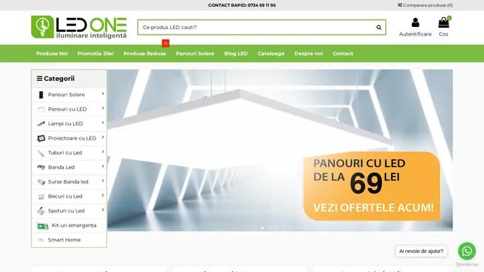 LedOne - Iluminare Ieftina Inteligenta cu Leduri - Benzi cu Led, Becuri cu Led, Spoturi cu Led