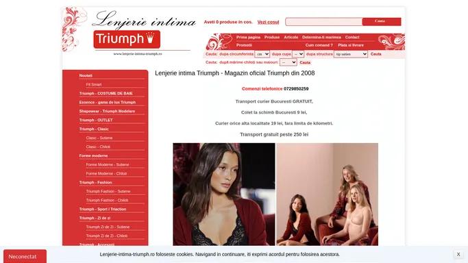 Magazin de lenjerie intima online TRIUMPH