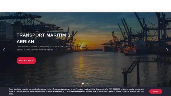 Transport marfa intern si international | Lextom Trans