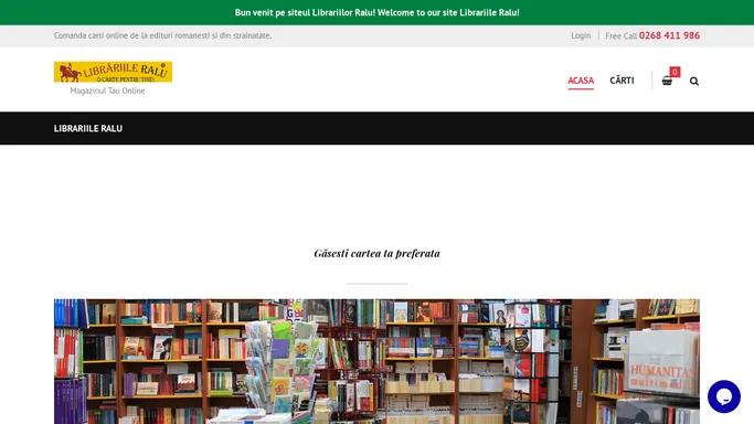 LibrariileRalu ONLINE VANZARE CARTI