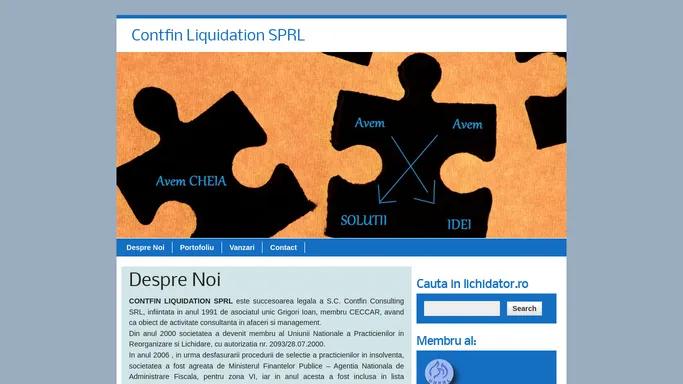 Contfin Liquidation SPRL | Contfin Liquidation SPRL