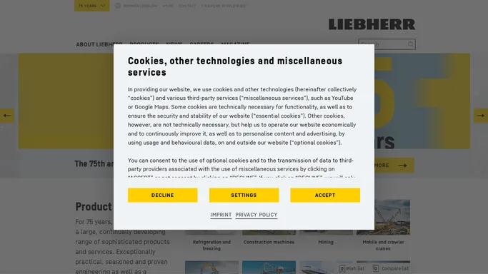 Liebherr- international Group & family enterprise | Liebherr