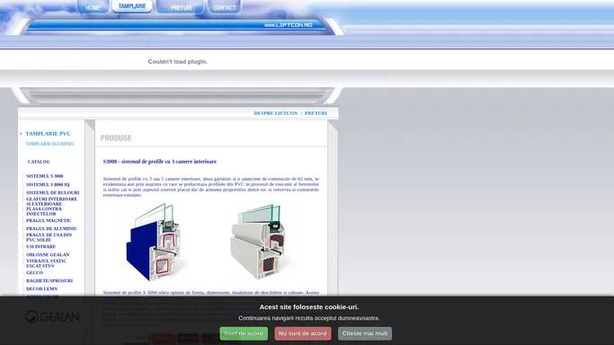 Tamplarie : termopane cu tamplarie din PVC si aluminiu, glafuri interioare si exterioare, plasa contra insectelor, pragul magnetic, pragul de aluminiu, gecko, acrycolor, usi interioare din lemn, gealan