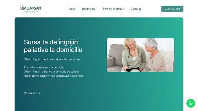 LIMED SAN – Ingrijiri medicale la domiciliu