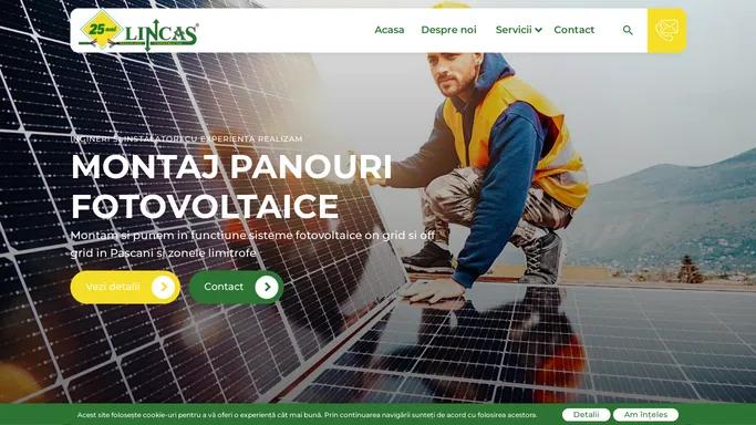 Instalatii si echipamente electrice✅Montaj aer conditionat✔️Montaj panouri fotovoltaice✔️Lincas Pascani | Instalatii si echipamente electrice Pascani✔️Montaj aer conditionat Pascani✔️Montaj panouri fotovoltaice Pascani✔️ Instalatii electrice, sanitare, termice Pascani