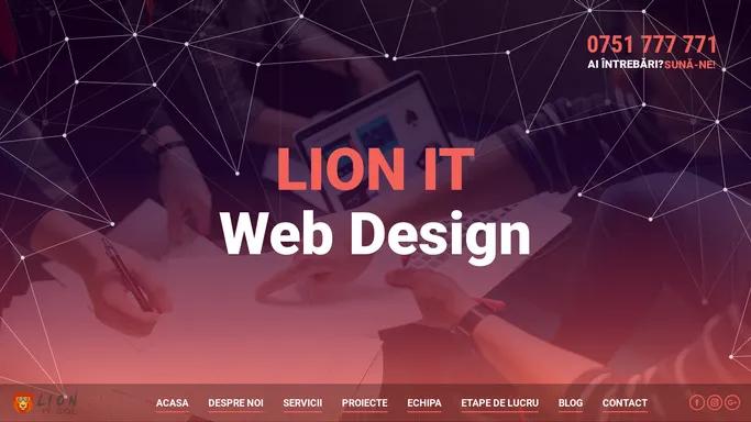 LION IT – Web Design, Creare Site Web