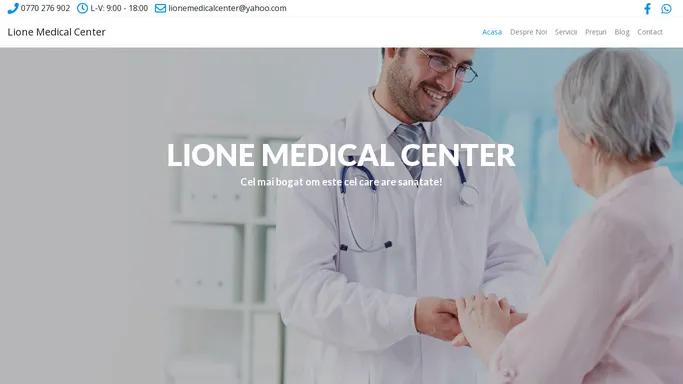 Lione Medical Center - Recuperare Medicala la Domiciliu Bucuresti