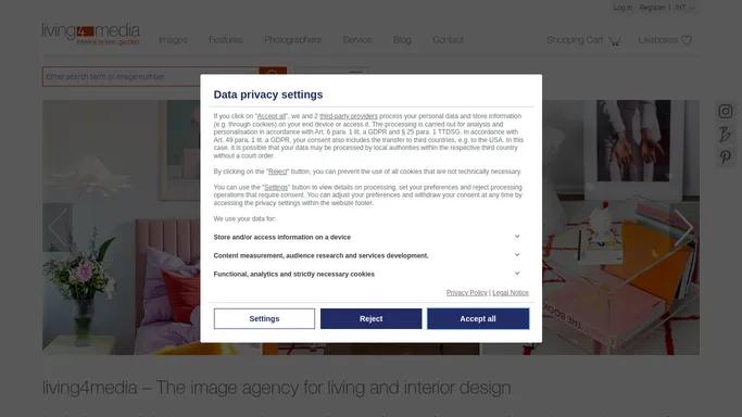 living4media – The image agency for living and interior design