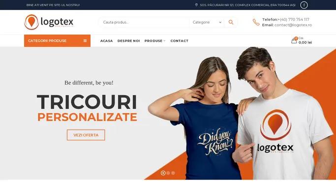 Logotex - Tricouri personalizate, cani personalizate, perne personalizate