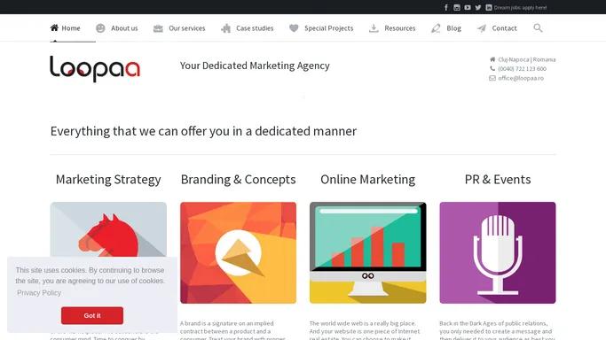 Loopaa - your dedicated Marketing agency