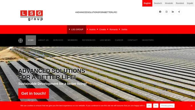 LSG Building Solutions GmbH | ADVANCED SOLUTIONS FOR A BETTER LIFE | Home EN