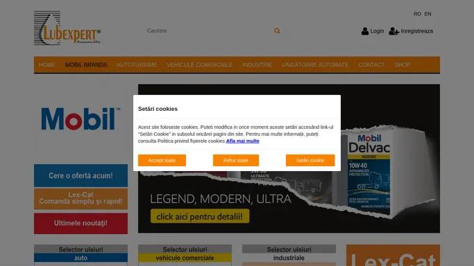 Lubexpert Romania distribuitor autorizat de uleiuri si lubrifianti