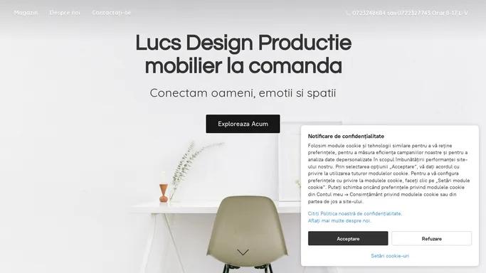 Lucs Design - producator de mobila la comanda