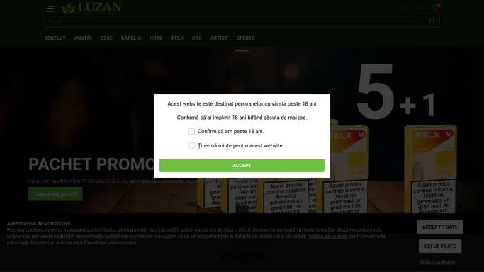 Luzan Logistic: Tutungerie online pentru fumatorii exigenti