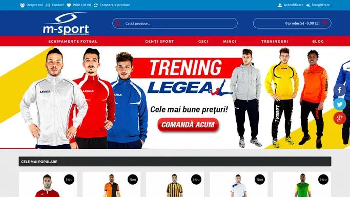 M-Sport.ro - echipamente sportive - echipamente Legea - echipamente fotbal
