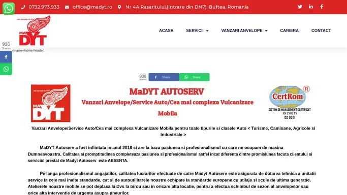 Vanzari Anvelope/Service Auto/Cea mai complexa Vulcanizare Mobila