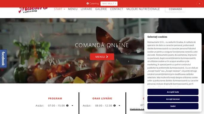 Maestro Catering Sibiu - Comanda si achita online - Maestro Catering Sibiu