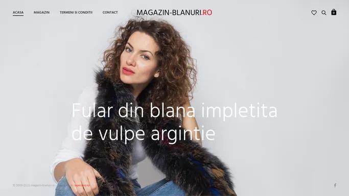 magazin-blanuri.ro – Magazin blanuri – Haine din blana