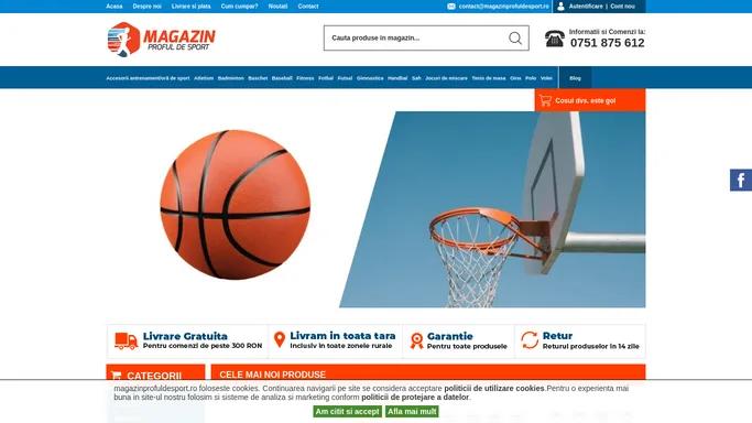 Magazin online accesorii sportive/antrenament.