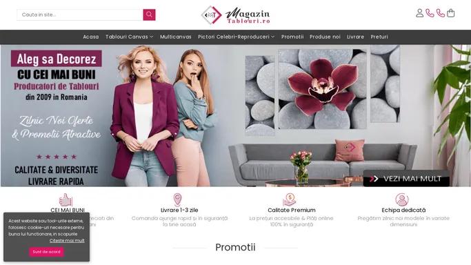 Magazin Tablouri canvas, postere, rame - Tablouri Canvas si Postere in Variate Dimensiuni la Preturi Mici