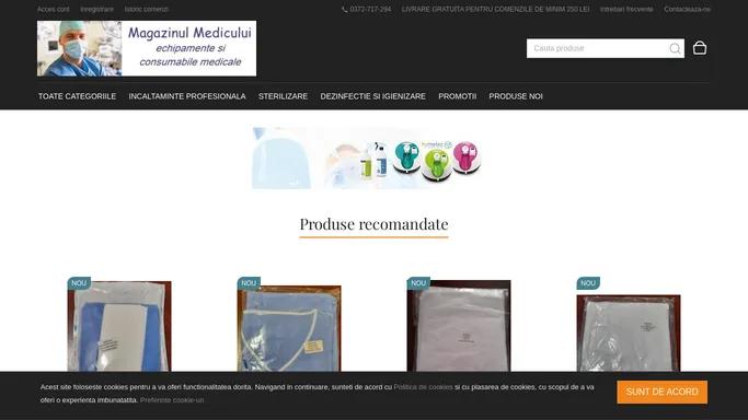 Magazinul Medicului - Echipamente si consumabile medicale, teste de sterilizare, saboti ortopedici, instrumentar chirurgical, containere