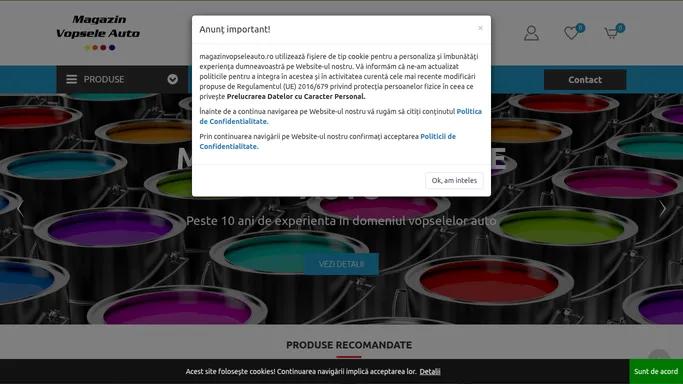 Magazin de vopsele Auto Baia Mare - Vopsele si accesorii