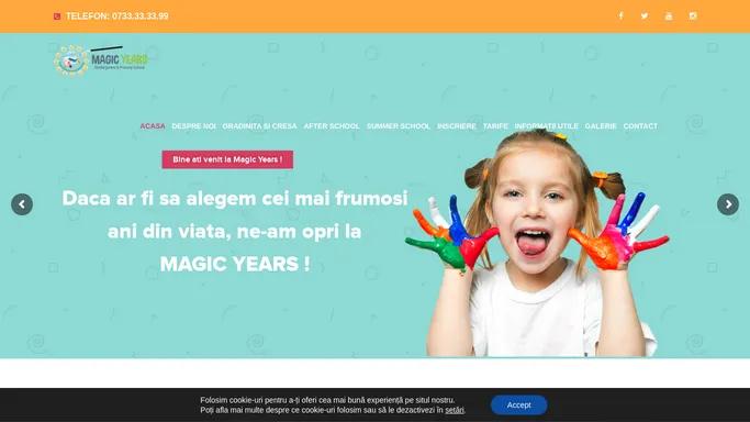 MagicYears - Gradinita & Afterschool in sectorul 4 Bucuresti