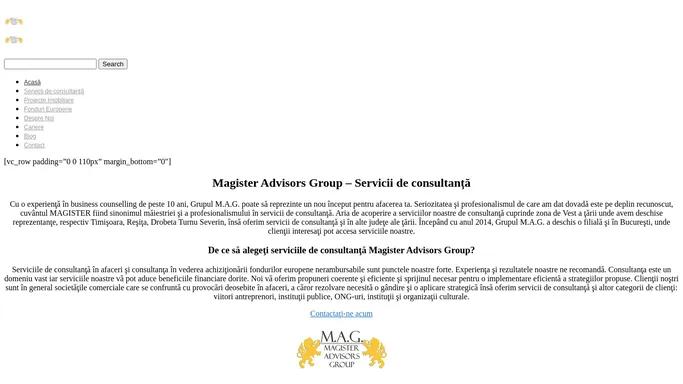 Acasa - Magister Counselling - Expertii in consultanta