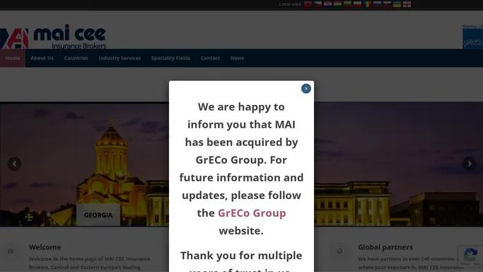 MAI CEE – Insurance and Reinsurance Brokers