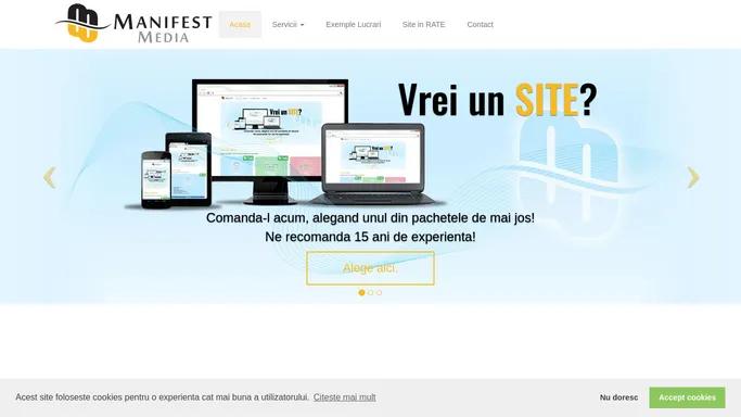 Creare Site Web, Realizare Site Prezentare, Magazine Online