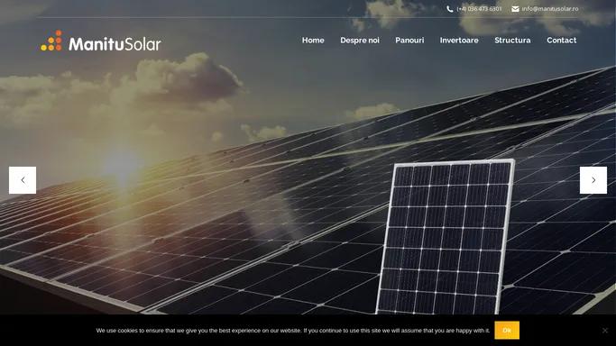 Manitu Solar, distribuitor panouri fotovoltaice
