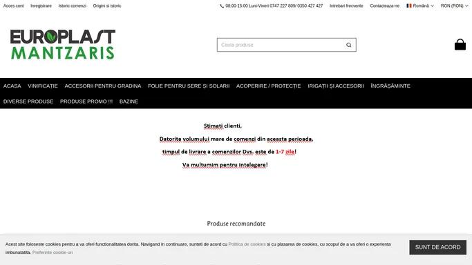 Mantzaris Europlast - Agricultura Moderna