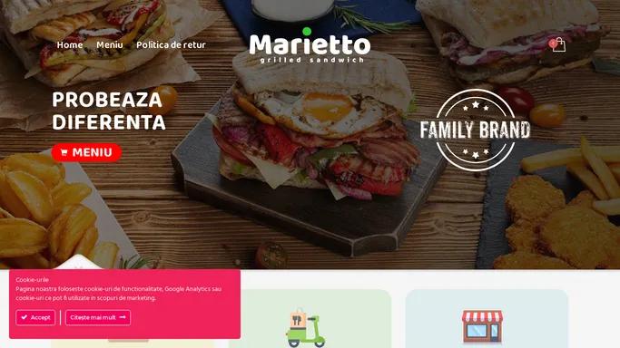Marietto – Sandwich-uri pentru acasa